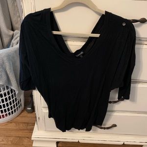 Express Short Sleeve V-Neck